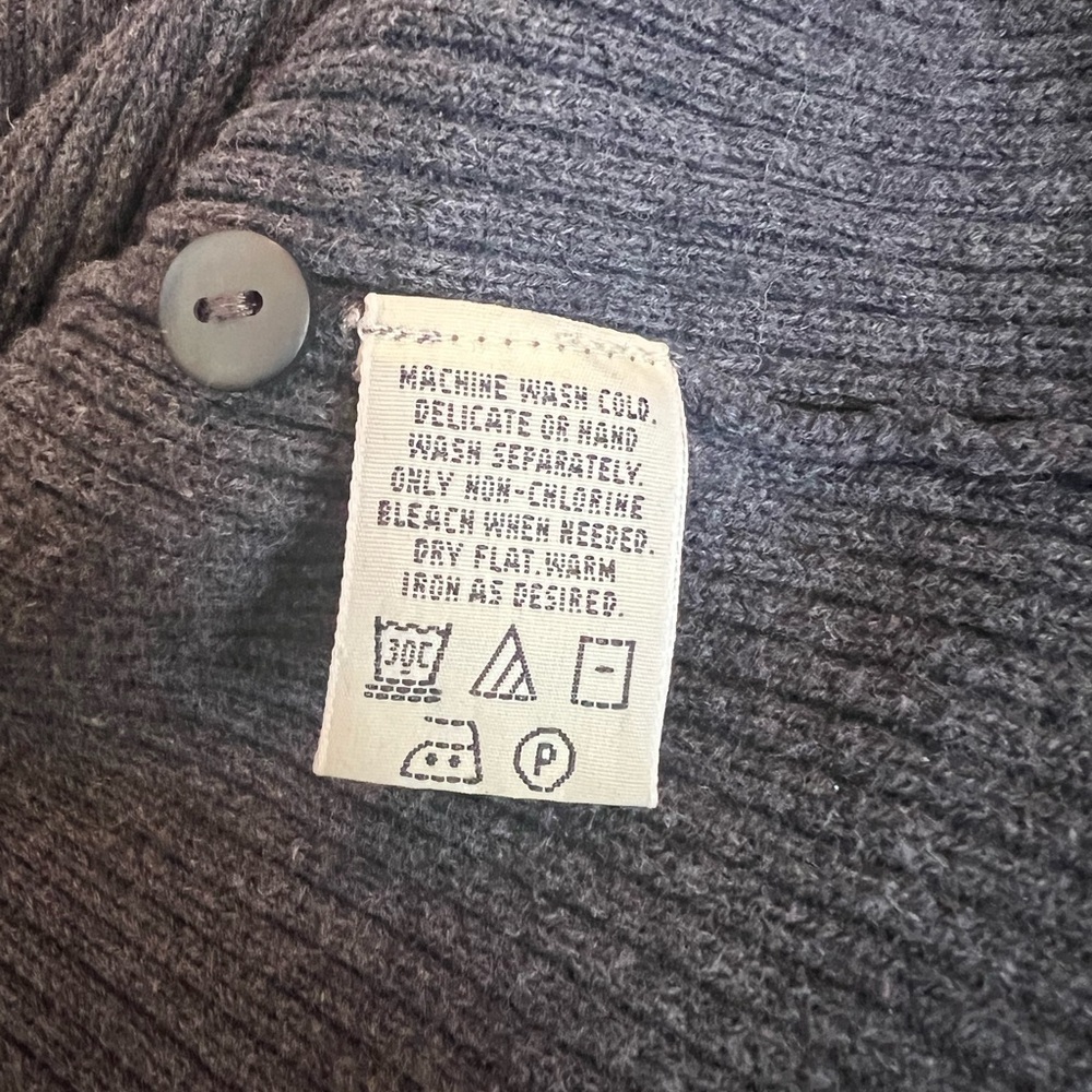 Classic Black Button-Up Cardigan - Picture 4 of 5